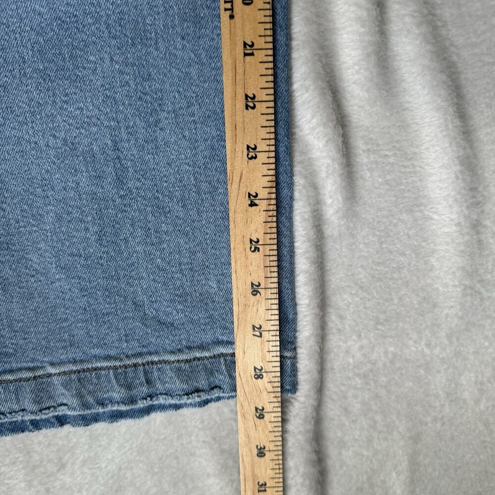 And Now This NEW Womens Jeans Plus Sz 20W Blue Stretch High Rise Straight Leg - Picture 12 of 16